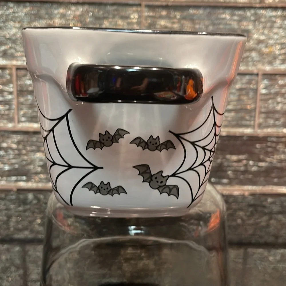 Hello Kitty Bread Loaf Pan Baking Dish Halloween Spiderwebs Skeleton Costume Bat
